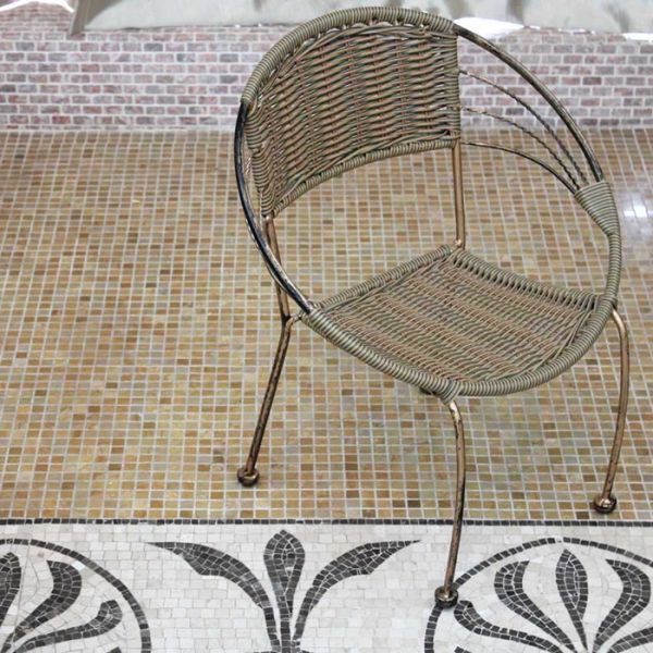 Square Pattern Kitchen Backsplash Wall Tile , Stone Kitchen Backsplash Subway Tile
