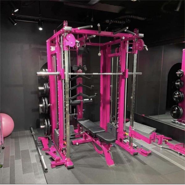 2026 Newest Multi Function Smith Machine Power Rack Leg Press Commercial Gym Fitness Equipment Strength Training Heavy Duty Steel