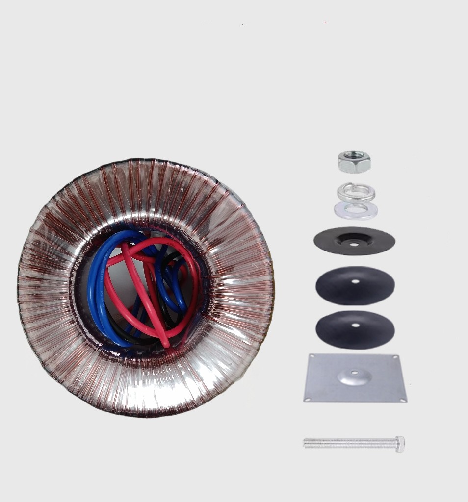 Compact High Efficiency 120W Toroidal Transformer for Audio Power Amplifier