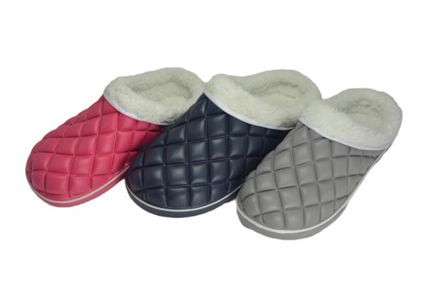 Quality Fuzzy Inside Eva Fur Lined Garden Clog Style Slippers for sale