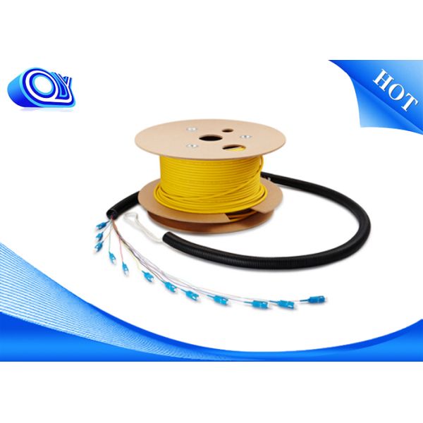 Outdoor Communication Tight Buffered Fiber Cable PDLC / ODVA 7.0mm 2 Core