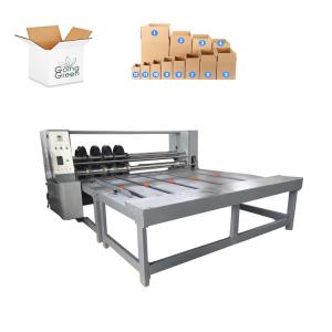 Semi Automatic  Slot Machines , Corrugatd Box Making Machine Speed 60