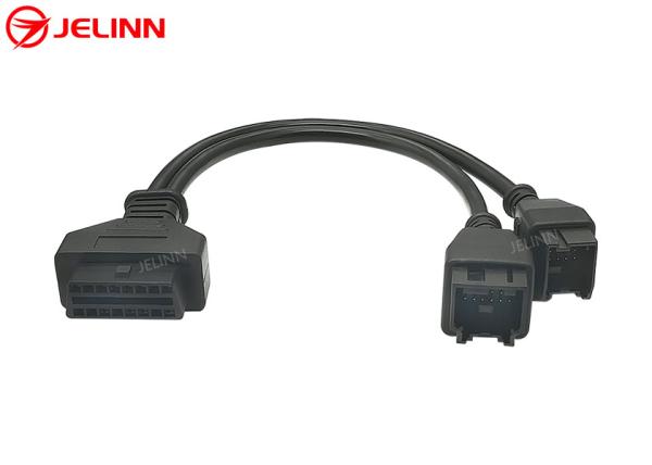 Quality 12 8pin Jeep Compass OBD Car Cable 12+8 Pin Bypass Security Gateway SGW Wire Harness for Chrysler Jeep Dodge RAM FCA Alfa Fiat for sale