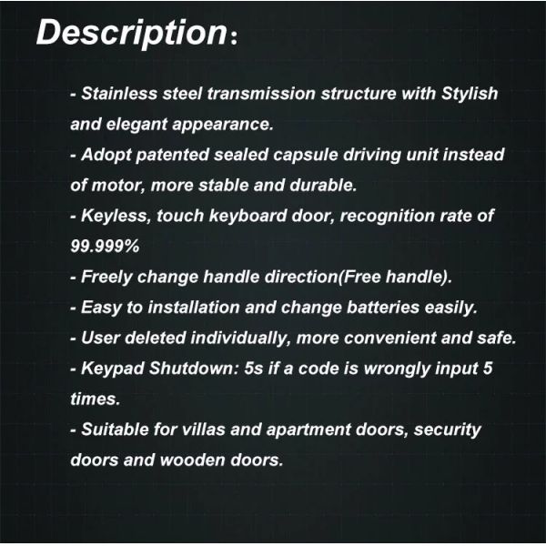 Hotel Safe Smart Biometrics Fingerprint Door Locks