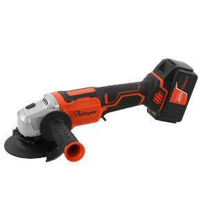 China 20V Four And A Half Inch Angle Grinder Mini Hand Grinder Machine 4000MAH Red Black wholesale