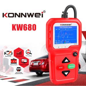 China KW680 Konnwei Scan Tool Enhanced Handheld Obd2 Scanner CE RoHS Certificate wholesale