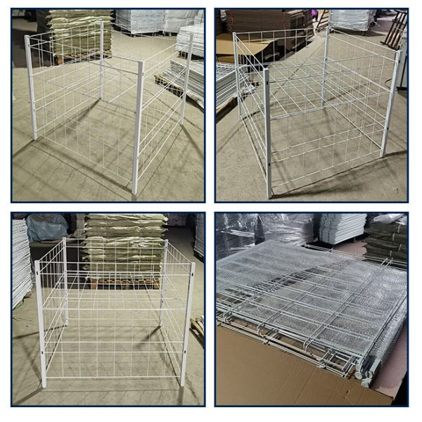 30-50kgs Promotion Wire Mesh Storage Cages Container