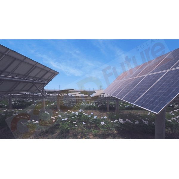 High Reliability Horizontal Single Axis Tracker Easy Installation