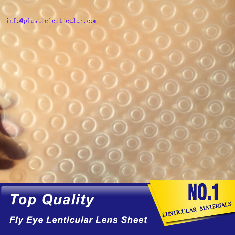 PLASTIC LENTICULAR clear fly-eye plastic sheet fly eye lens film material with 360 3d effect