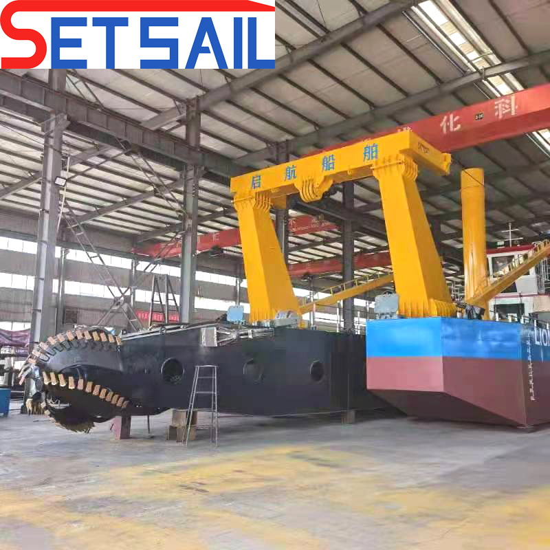 3 in 1 Cutter Suction Mining Dredger with Self Unloading