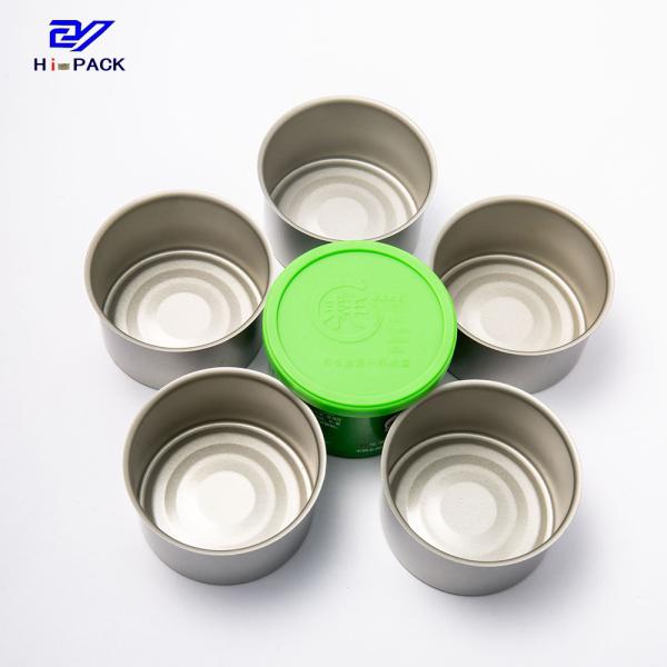 Quality Food Safe Beef Can 80ml Tomato Small Round Tin Containers Tinplate for sale