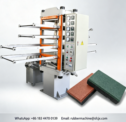 Rubber Vulcanizing Press Rubber Machine for Rubber Mat Making / Rubber Tile Vulcanizing Press