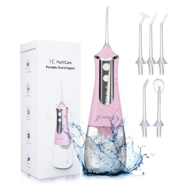 Quality 350ml Water Tank Portable Oral Irrigator IPX7 Waterproof Water Flosser Dental flosser for sale