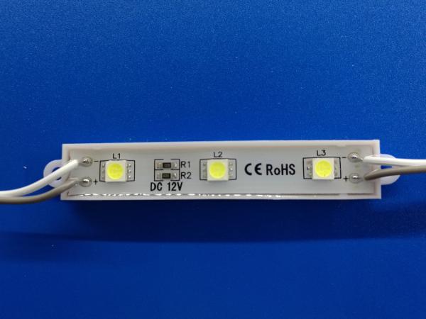 Quality Epoxy Resin Type 5054 3 LED Module 12 Volt , Waterproof LED Module For Signboard for sale