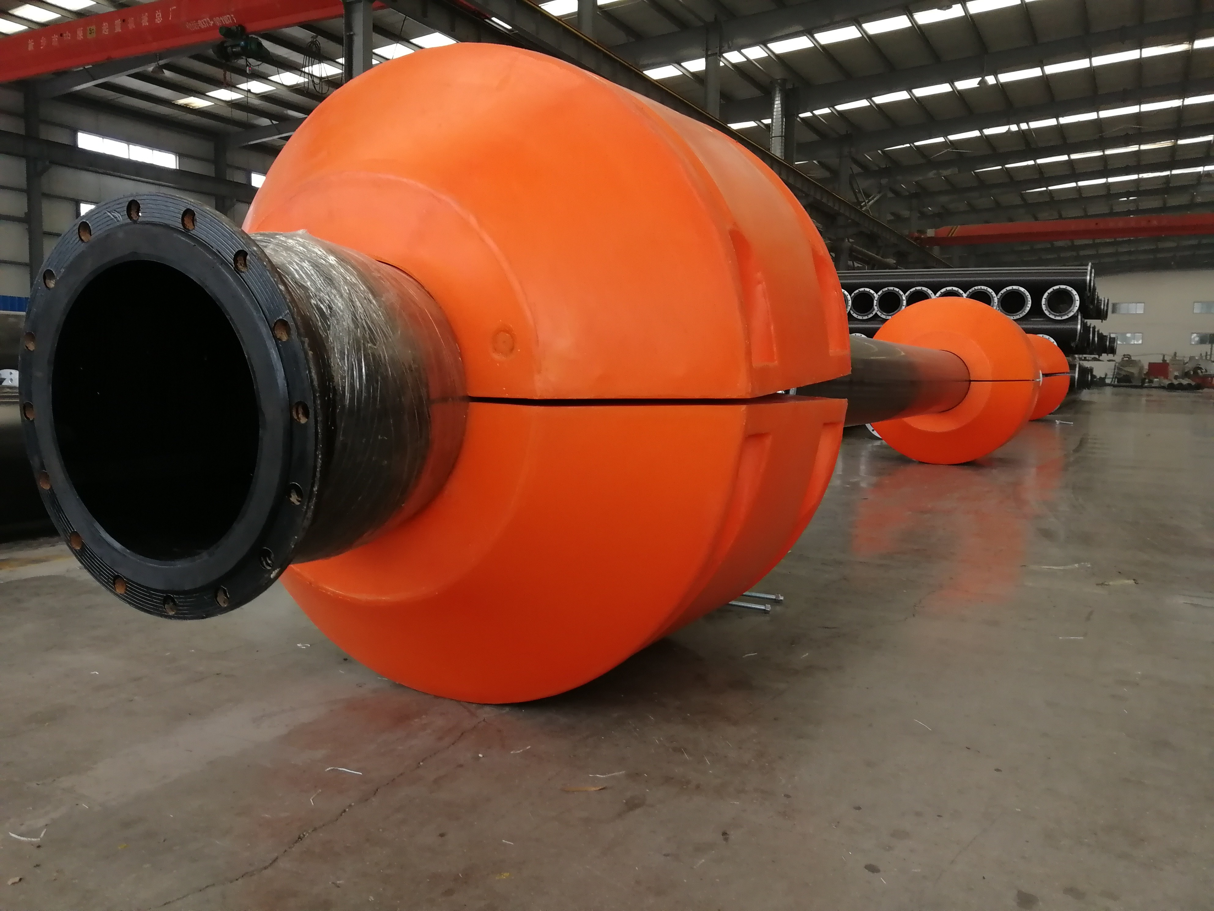 Smooth High Density Polyethylene Floats DN800 For Dredging Projects