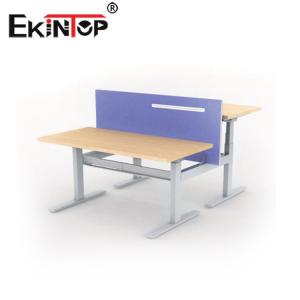 China Powder Coating Ergonomic Electric Table , Modren Adjustable Height Computer Desk wholesale