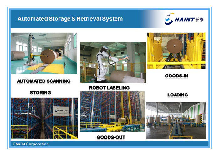 Heavy Duty ASRS Automated Storage Retrieval System , Automated Warehouse Racking Systems