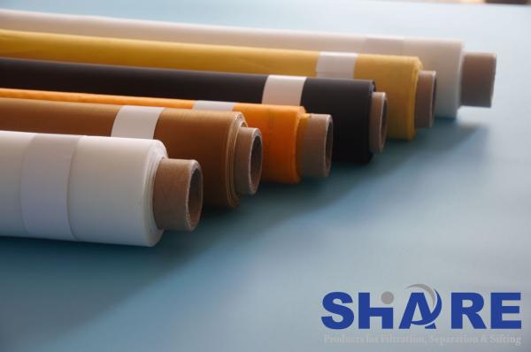 Quality Textile Screen Printing Meshes With High Tension / Low Elongation Properties for sale
