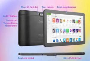 China 10 . 1'' LCD 1024 X 600 HD GPS Sensor Tablet RAM 1GB / 2GB wholesale