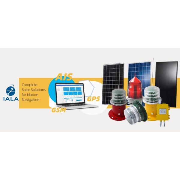 AIS Light Navigation Aids System Monocrystalline Solar Panel High Efficiency