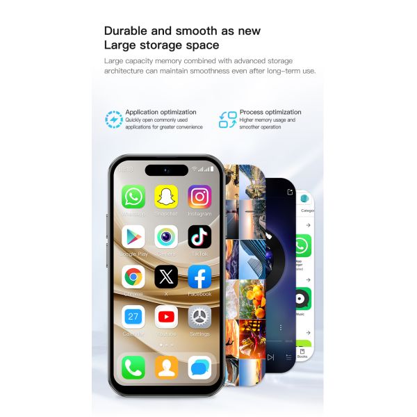 4G Dual SIM 4.0'' HD Full Screen 2000mAh 2GB+16GB Android 12 M17 Pro Mini Smartphone