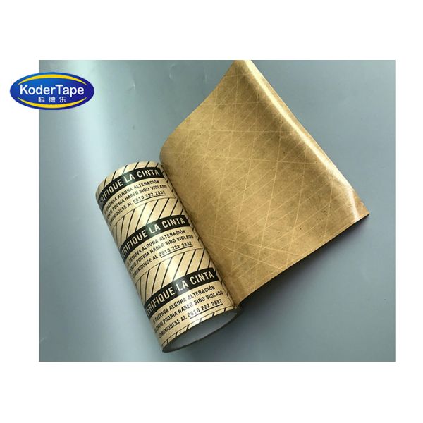 Self Adhesive Reinfoced Kraft Paper Tape Laminated With Fiber Inside