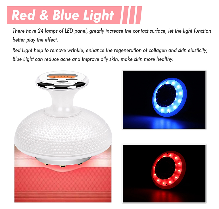 Portable CV LED RF Effective Slimming Machine for Home Use Beauty Weight Loss Instrument