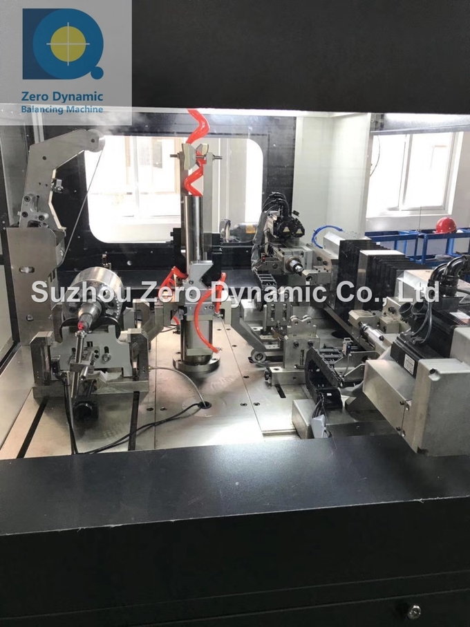 Two Station Clean Energy Motor Rotor Automatic Balancing Machine EV Motor Rotor Balancer