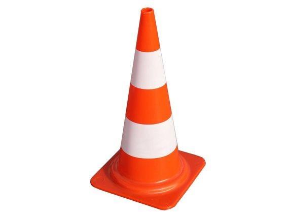 Quality Parking PVC Traffic Cone Orange Safety Roadway Construction Temporary Signage for sale