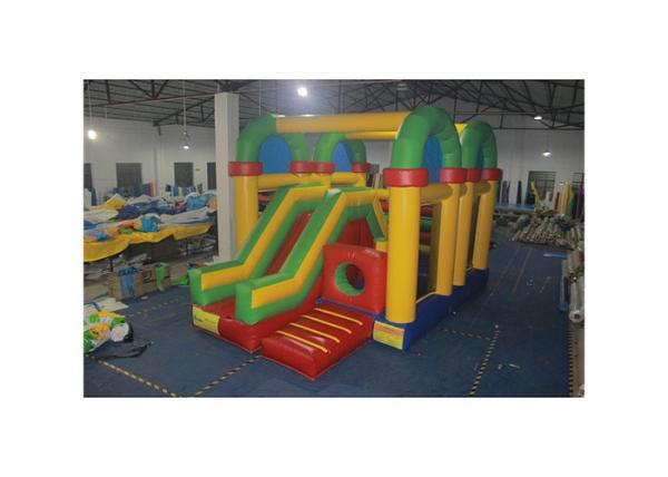 Quality Kids Large Inflatable Slide , Commercial Grade Basic Blow Up Inflatable Bouncer Slide for sale