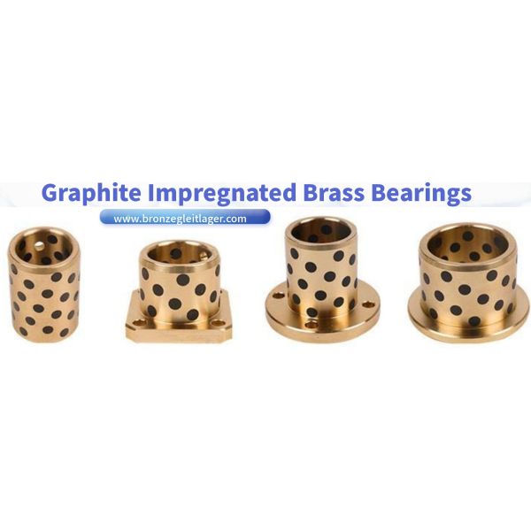 Flange Graphite Impregnated Brass Bearings