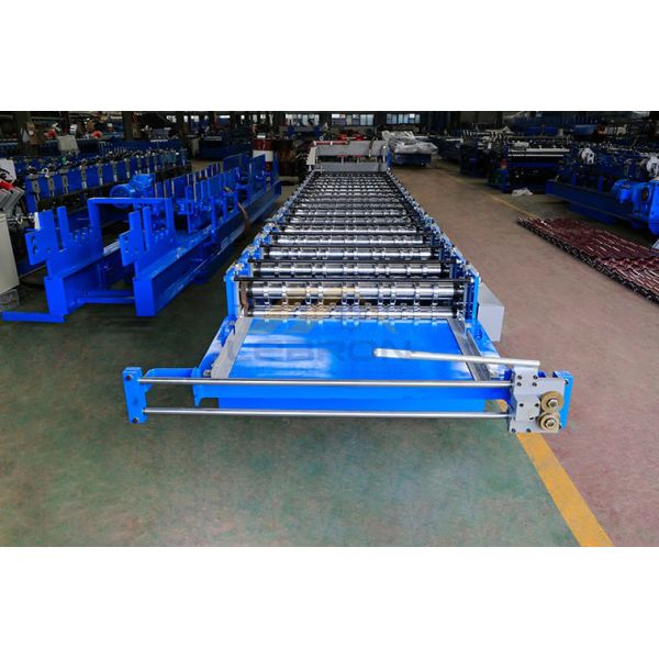 High Capacity Glazed Tile Roll Forming Machine 0.6mm Galvanized Steel
