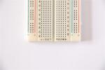 840 points connected breadboard with blue and red coordinates
