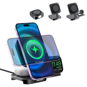 Buy cheap Small And Compact Magsafe Wireless Charger Office Desktop Wireless Charger from wholesalers