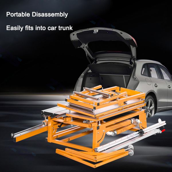 Portable Small Mini Sliding Table Saw Machines 45 Degree Double Blade Panel 440v