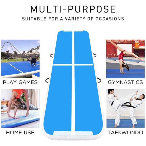 33ft Cheerleading Inflatable Tumbling Air Mats For Gymnastics
