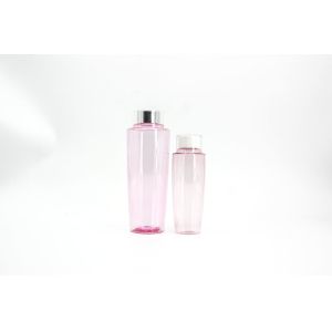 China Round 28mm Pink 180ml Plastic Liquor Bottles wholesale