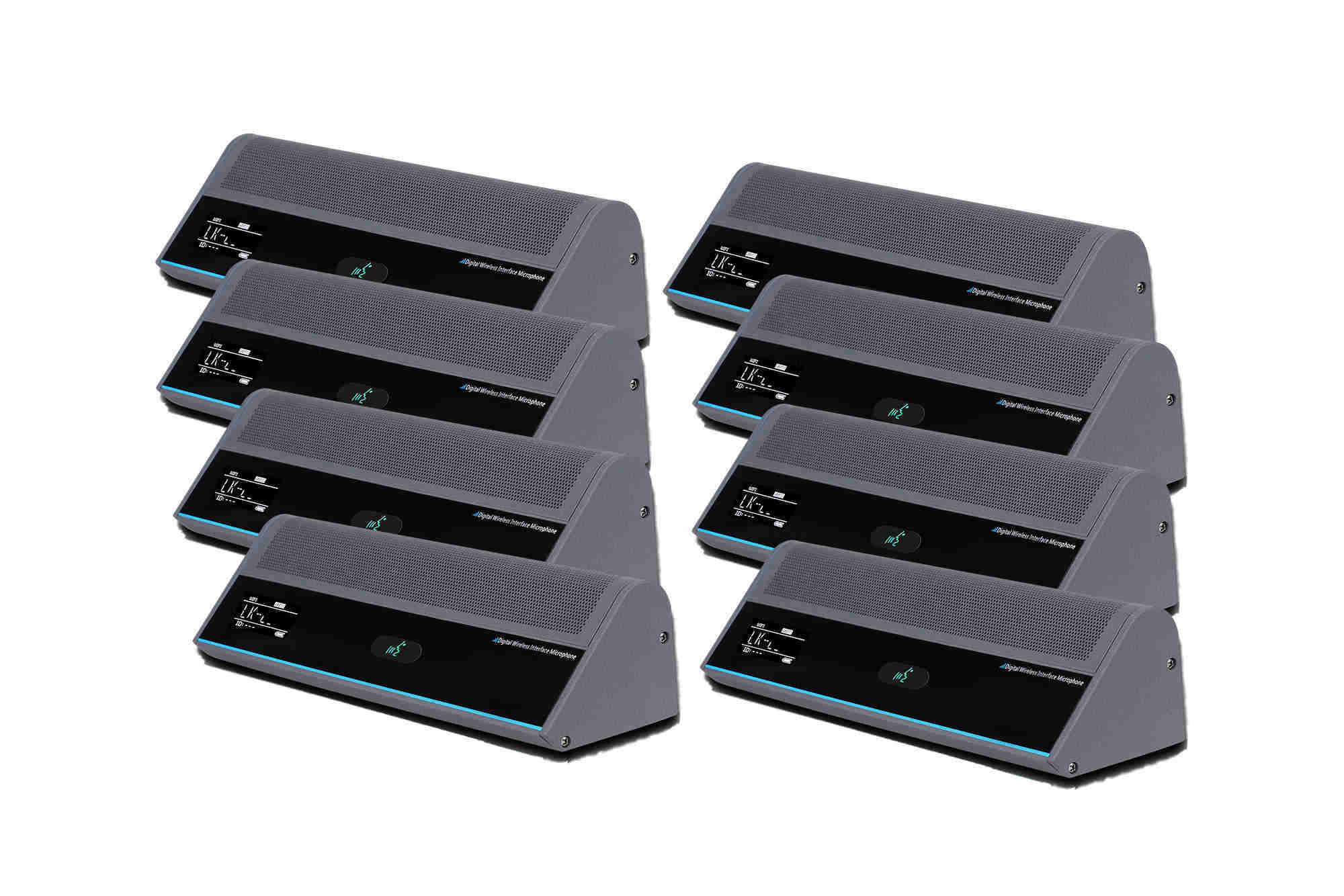 5GHz 8 Channel Wireless Microphone System 2 AA High Performance Audio
