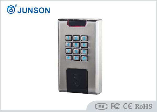 Quality Waterproof stand alone access control system With Wg26 Communication , Gold / silver color for sale