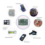 TN Transmissive Positive Monochrome Segment LCD Display For Thermometer