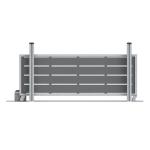 Composite WPC Gate Panel Cladding Outdoor Waterproof Environmentally Friendly