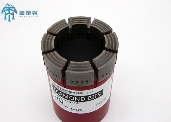Quality MTH Diamond 65Mn Hard Rock Drill Bit , Polycrystalline HQ Core Drill Bit for sale