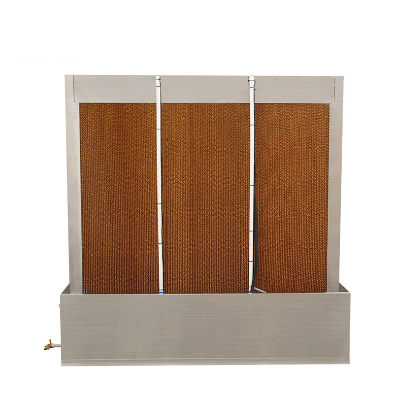 CE Certificate Kraft Paper Black Coated Poultry Farm Cooling Pad with Stainless Steel frame