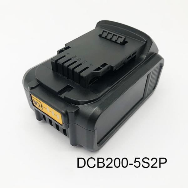 Quality Dewalt DCB200 Drill Lithium Battery , Replace 18V Power Tool Battery for sale