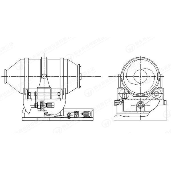 Chemica Industrial Stainless Steel Mixing Machine Two Dimensional Mixer