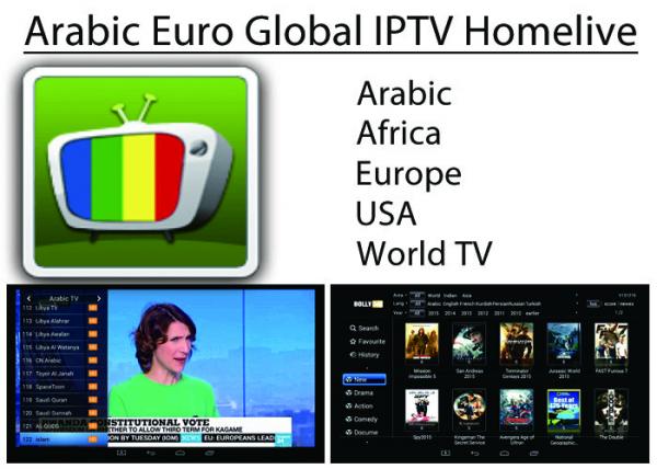 Quality Homelive apk, Arabic/OSN/Sports/African/French/UK SKY/USA/Netherland/German/Turkish/Asia/Religion..Live+VOD Subscription for sale