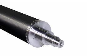 Quality Smooth Consistent Carbon Fiber Mirror Anilox Roller Coating Laminating Machines for sale