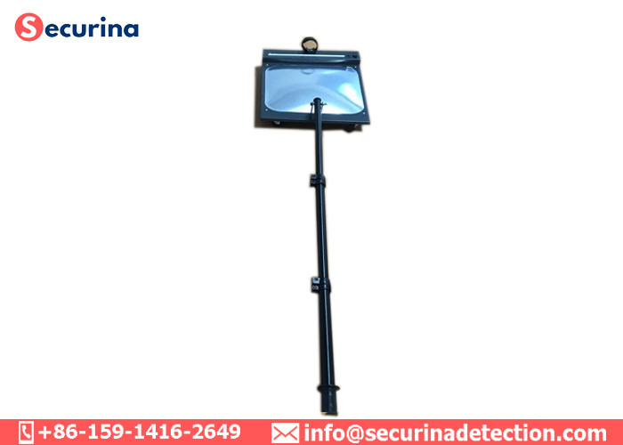 Hand Held Under Vehicle Inspection Mirror Shatterproof With Fluorescent Lamp