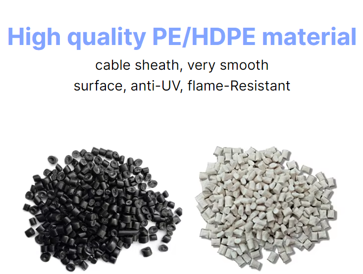 Aerial Outdoor Fiber Optic Cable 6 Core Single Mode GYXTW Armored Fiber Optic Cable