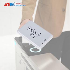 China 13.56MHz Short Range USB Interface Desktop RFID Reader NFC Card Reader IC Smart Card RFID Reader wholesale